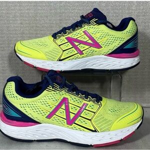🌺 New Balance 680v5 Yellow/Blue Women's Running Sneakers🌺